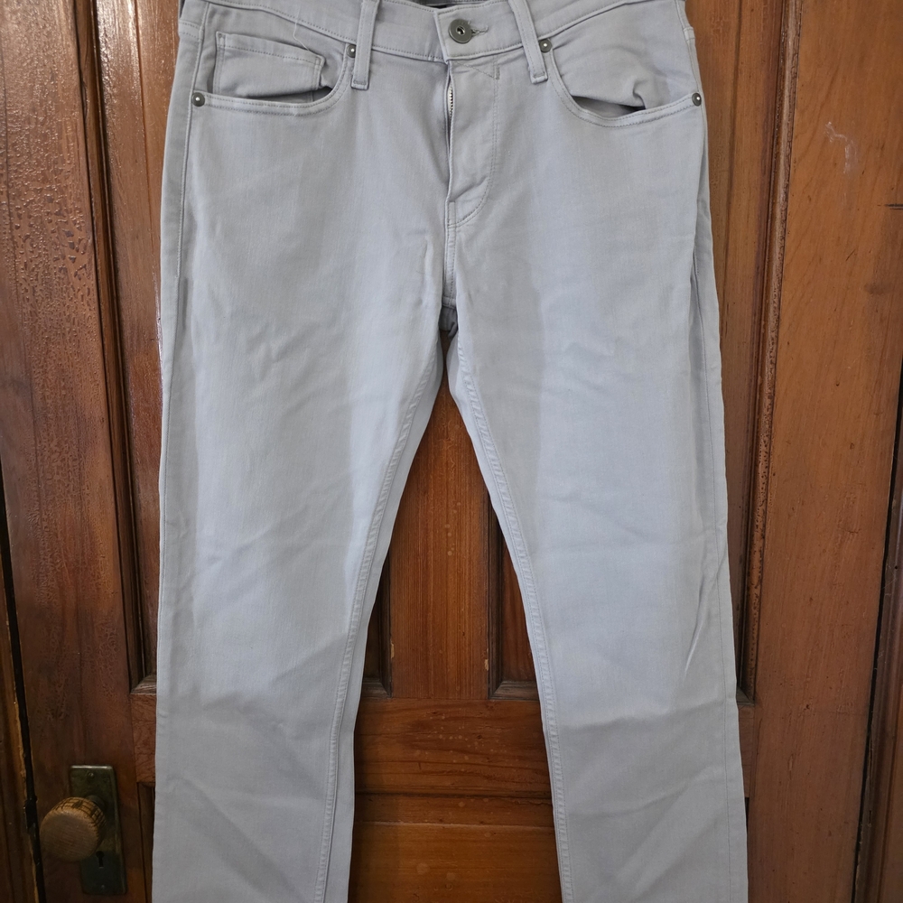 PAIGE Men's Skinny Jeans in Light Gray